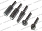 Wolfcraft Frezy zdzieraki do drewna i metalu profilowane, kpl. 5 szt. 2540