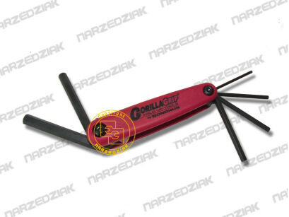 Bondhus Klucze imbusowe hex składane w rękojść GorillaGrip 12595