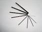 Proxxon Wiertła mini 28 874, stal HSS 10 szt. (0,3-3,2 mm)