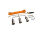 Topex Palnik gazowy dekarski 44E123 (dysze 3x50mm, lanca 1 m) 3 dysze