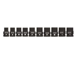 Yato Klucze nasadowe udarowe długie 1/2" CrMo 10 szt. YT-1025
