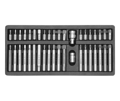 Yato Końcówki wkrętakowe YT-0400 40 szt. (torx, spline, hex)