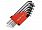 Yato Klucze imbusowe hex calowe długie 12 szt. CrV6150 YT-5835