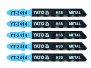 Yato Brzeszczoty do wyrzynarek HSS do blach stalowych 32 TPI 5 szt. YT-3414