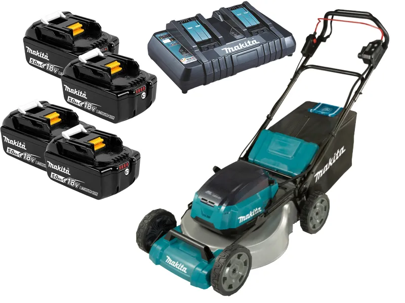 Makita Kosiarka z napędem akumulatorowa 2x18V 4x5Ah DLM532PT4