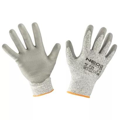 Neo Rękawice antyprzecięciowe pokryte PU, 4X43D, rozmiar 8 97-609-8
