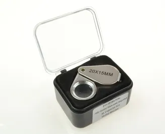 Talvico Lupa 20x 15mm składana, metalowa obudowa 5682  - 2