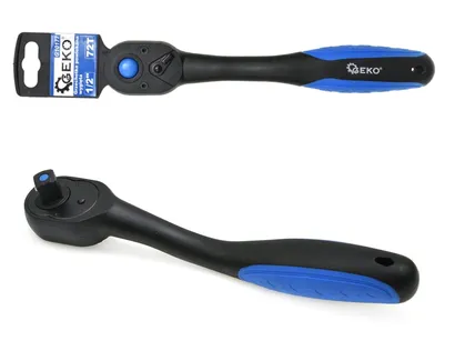 Geko Grzechotka powlekana wygięta 1/2" 72T  G10177