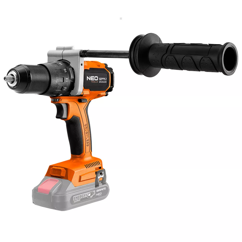 NEO Tools Wiertarko-wkrętarka bezszczotkowa udarowa 100 Nm Energy+ bez akumulatora 04-616