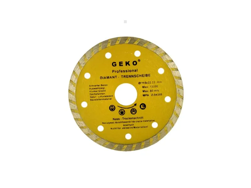 Geko Tarcza diamentowa do cięcia Turbo Profi 115x2mm G00260 