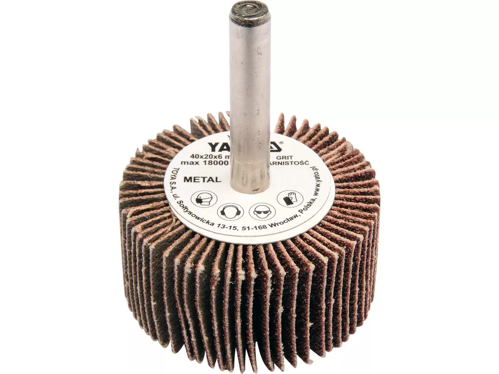 Yato Ściernica listkowa trzpieniowa 40 x 20 mm P60 YT-83352