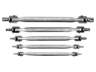 Yato Klucze wpustowe Torx z przegubem 5szt. T15-T55 YT-05320 - 2