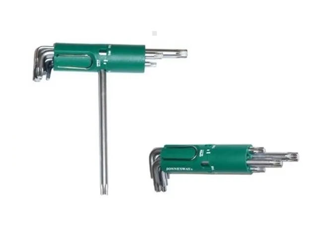 Jonnesway Komplet kluczy imbusowych torx bardzo długich w obsadzie S2 T10-T50  H08ST108S 