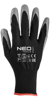 Neo Rękawice robocze, poliester pokryty ntrylemx, 4131X, rozmiar 7 97-647-7 - 4
