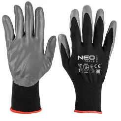 Neo Rękawice robocze, poliester pokryty ntrylemx, 4131X, rozmiar 7 97-647-7