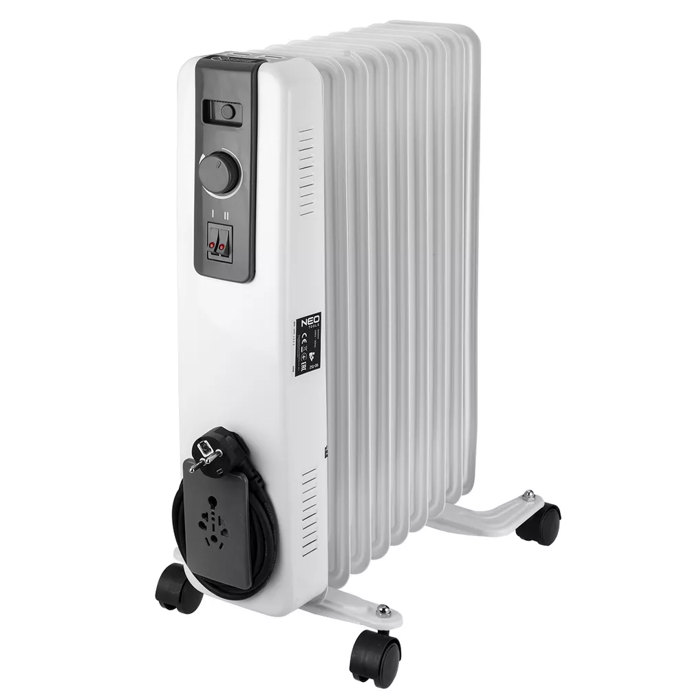 NEO Tools Grzejnik olejowy 2000W 9 żeber wydajny z termostatem 90-152