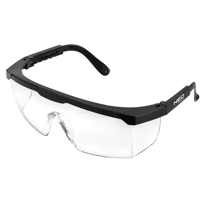 NEO Tools Okulary ochronne z białymi soczewkami regulowane zauszniki 97-505