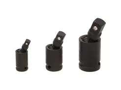 Geko Przeguby udarowe kulowe 3szt. 1/4" - 3/8" - 1/2" G10521 