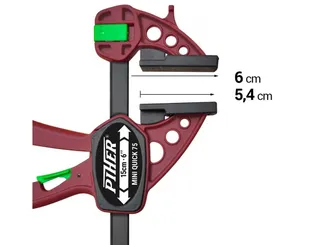 Piher Ścisk stolarski Mini Quick 15cm P52415 - 2