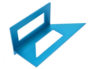Waart Kątownik aluminiowy stolarski 3D japoński 45/ 90 st. JU-WWS-1007  - 4