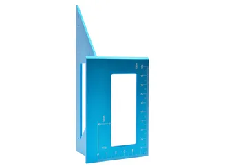 Waart Kątownik aluminiowy stolarski 3D japoński 45/ 90 st. JU-WWS-1007  - 2