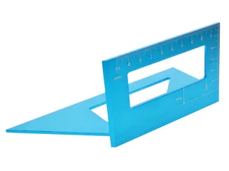 Waart Kątownik aluminiowy stolarski 3D japoński 45/ 90 st. JU-WWS-1007  - 3