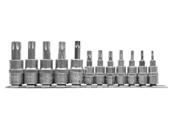 Yato Klucze ampułowe Torx na nasadce 12cz. T8-T55 YT-04331