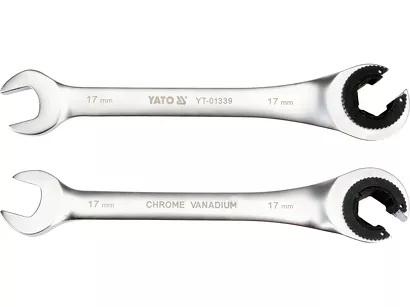 Yato Klucz półotwarty z grzechotką 17 mm YT-01339