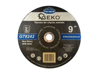 Geko Tarcza do cięcia metalu 230x2,0mm 5szt. G78242  - 2