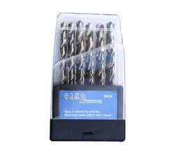 Geko Zestaw wierteł do metalu HSS 19szt. 1,0-10,0mm  G38214 