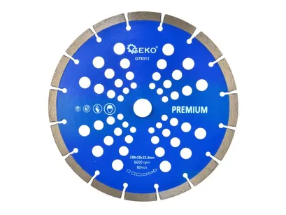 Geko Tarcza diamentowa do cięcia betonu segmentowa 230x22.2mm G78313 