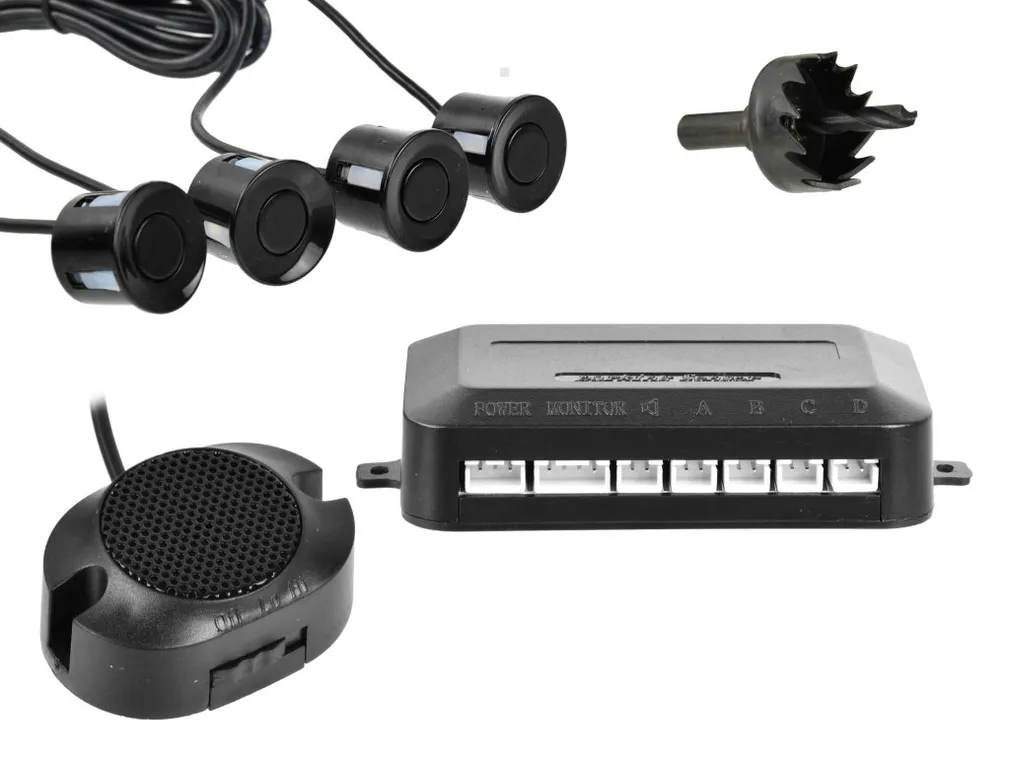 Geko Czujnik parkowania - cofania Buzzer + 4 sensory G02335
