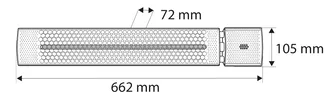 Neo Promiennik ciepła na podczerwień 2000W IP65 halogen 90-030 - 6