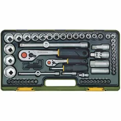 Proxxon Klucze nasadowe 1/4",1/2" 56szt. 23286