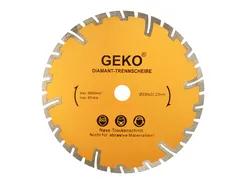 Geko Tarcza diamentowa do granitu 230mm głębokie cięcie G00226 