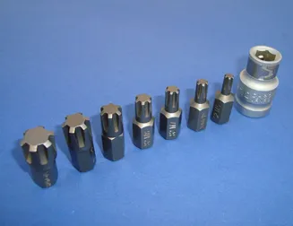 Yato Końcówki wkrętakowe RIBE 8 szt.  YT-0418    - 2