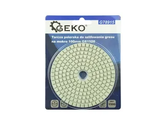 Geko Tarcza do szlifowania gresu 100mm GR1500 na mokro G78915 - 4