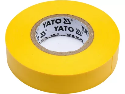 Yato Taśma elektroizolacyjna PVC żółta 15 mm x 20 m YT-81594
