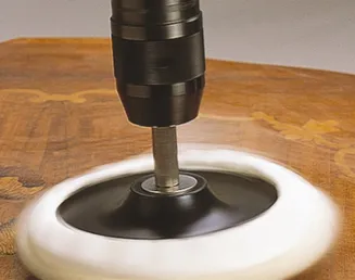 Wolfcraft Futerko polerskie z wełny jagnięcej wiązane na dysk 125mm WF2025 - 2
