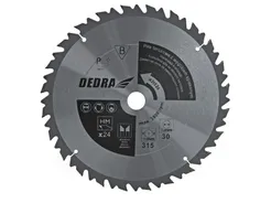 Dedra Tarcza do pilarki do drewna, wzmocnione zęby 24z 315x30  HL31524 