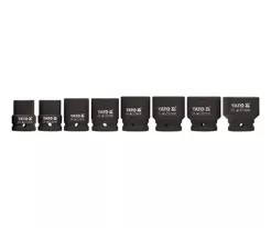 Yato Klucze nasadowe udarowe 3/4" CrMo 8 szt. YT-1115 