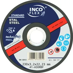 Incoflex Tarcza do cięcia metalu Standard M41 230x3,2 A30R BF