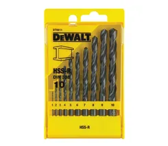 Dewalt Zestaw wierteł do metalu walcowanych HSS-R  10szt. DT5911-QZ 