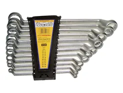 Drel Klucze oczkowe odgięte Crv kpl. 12szt. CON-IO-6233 