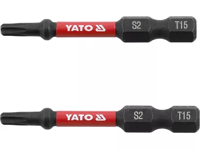 Yato Bity udarowe 1/4"x50 mm T15 2 szt. YT-78052