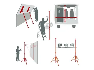 Piher Multi-podpora teleskopowa typ 3 155-290cm P30012 - 4