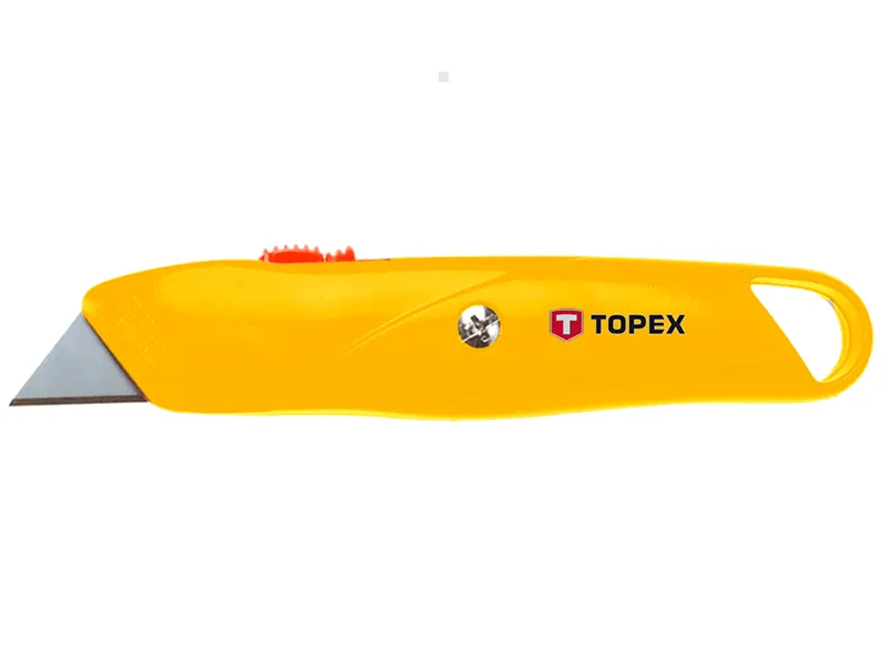 Topex Nożyk z ostrzem trapezowym chowanym 17B140