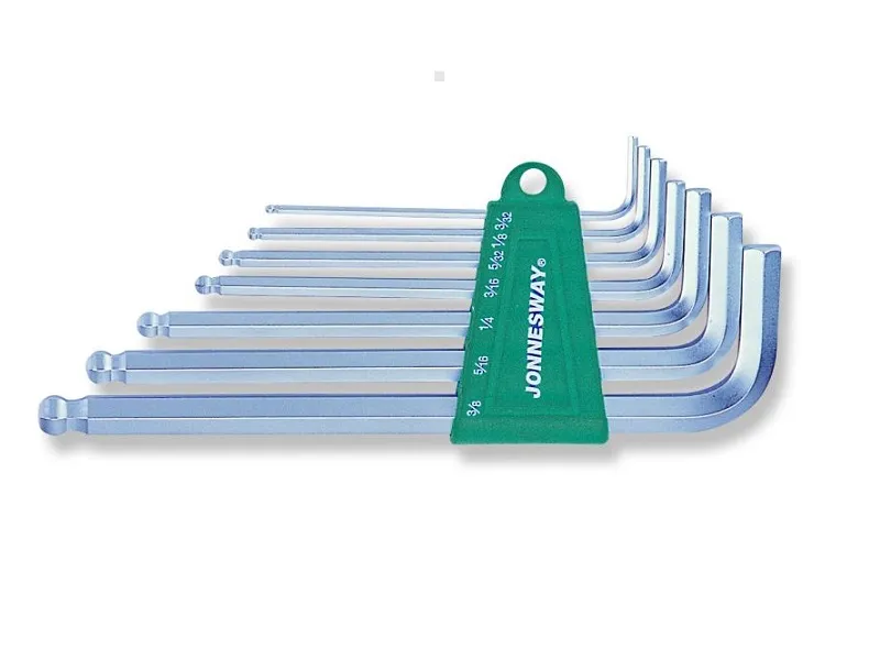 Jonnesway Klucze imbusowe metryczne kątowe z kulką 7 szt. 2,5-10mm H05SM107S 