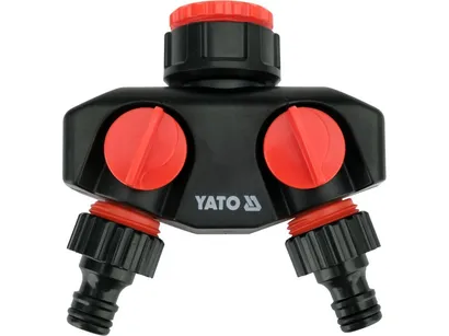 Yato Przyłącze kranowe z dwoma wyjściami 3/4"-1" ABS PP YT-89100