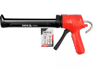 Yato Wyciskacz szkieletowy z zaworem odcinającym do kartuszy 300 ml 9 cali YT-67501 - 3